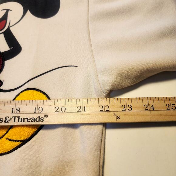 Disney Sweatshirt Womens L 1928 Mickey Minnie Pluto Zipper Hoodie - Picture 7 of 9